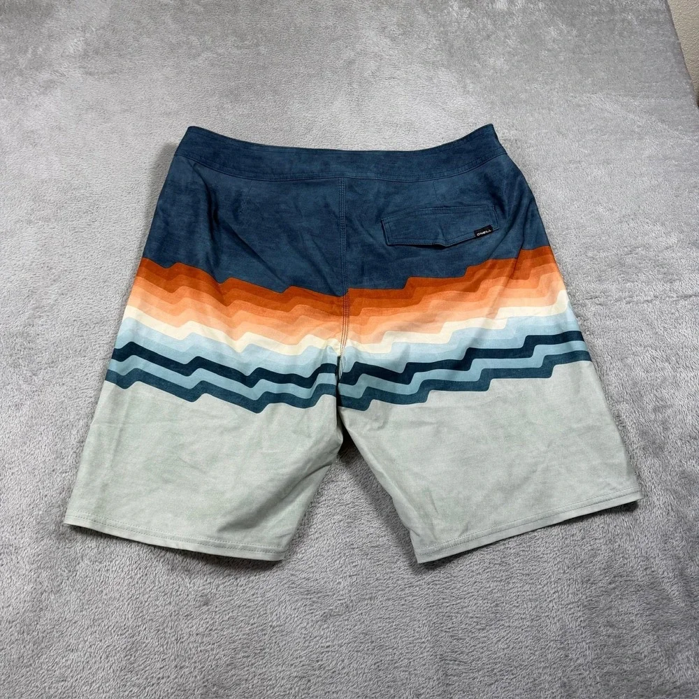 O'Neill‎ Hyperfreak Board Shorts Mens 33 Multicolor Surf Swim Stretch Vacation
